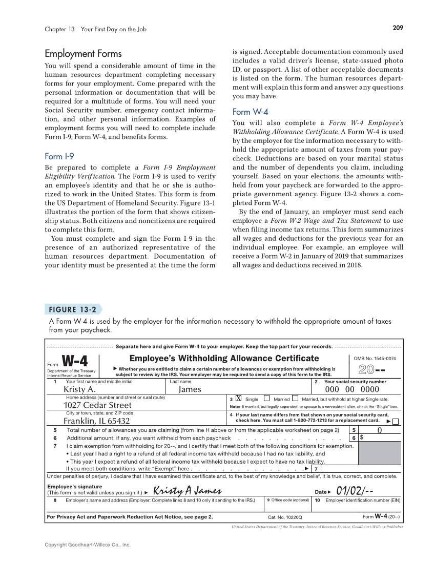 Connect to Your Career 3e page 209