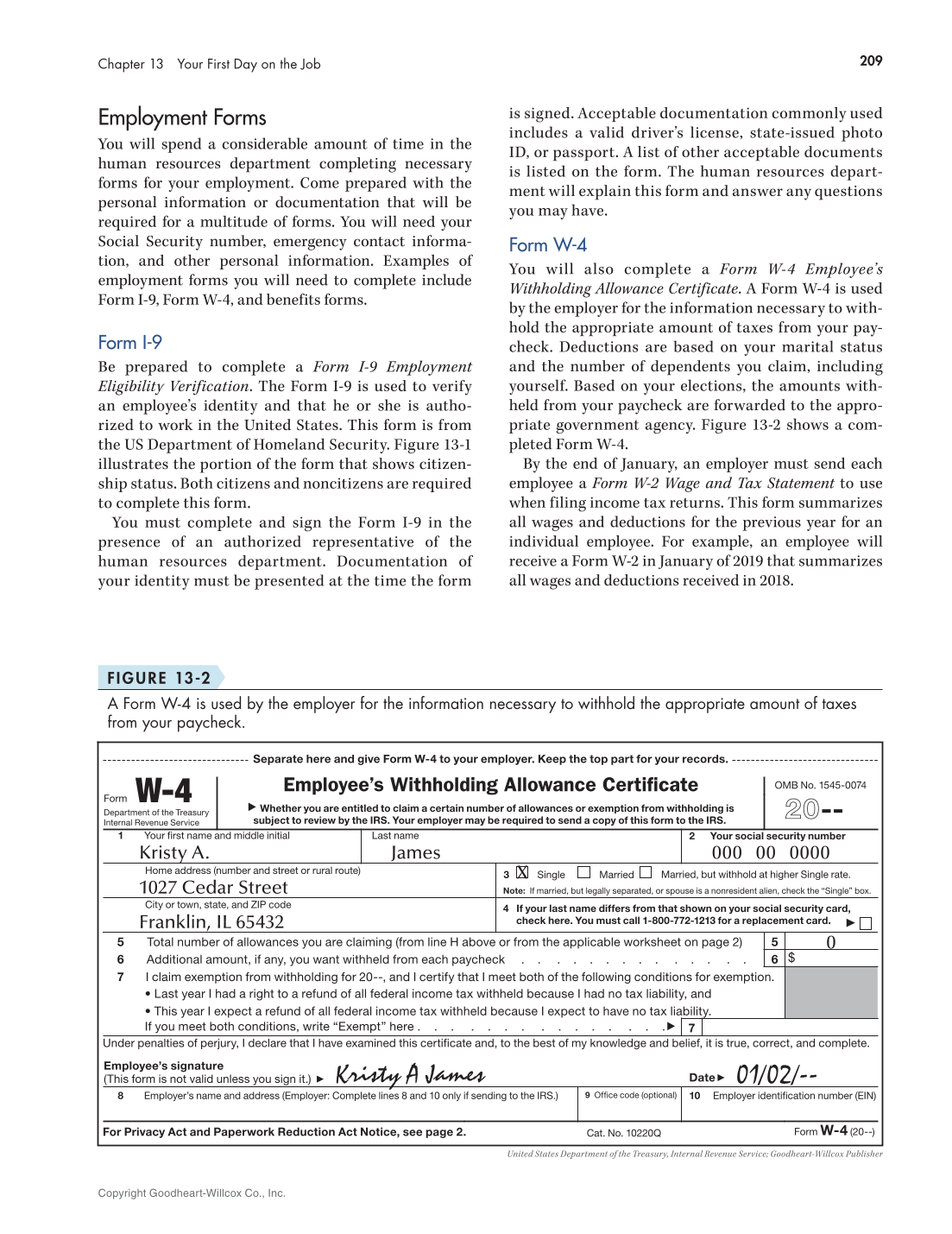 Connect to Your Career 3e page 209