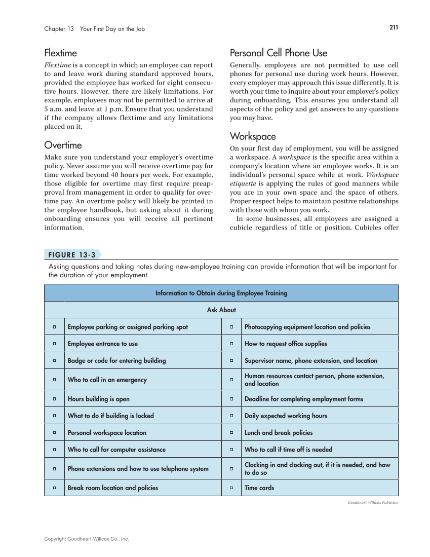 Connect to Your Career 3e page 211