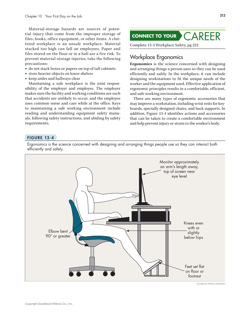 Connect to Your Career 3e page 213