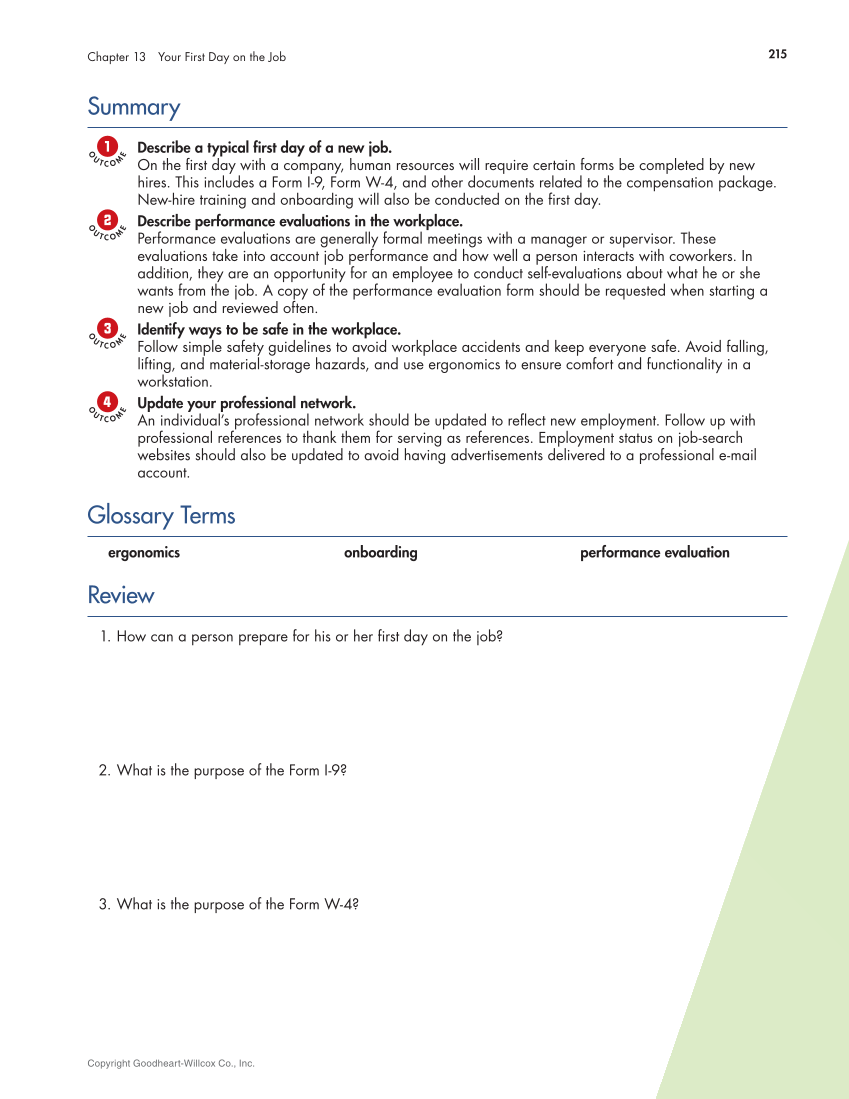 Connect to Your Career 3e page 215