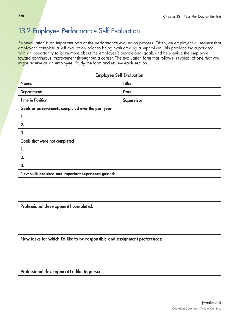 Connect to Your Career 3e page 220