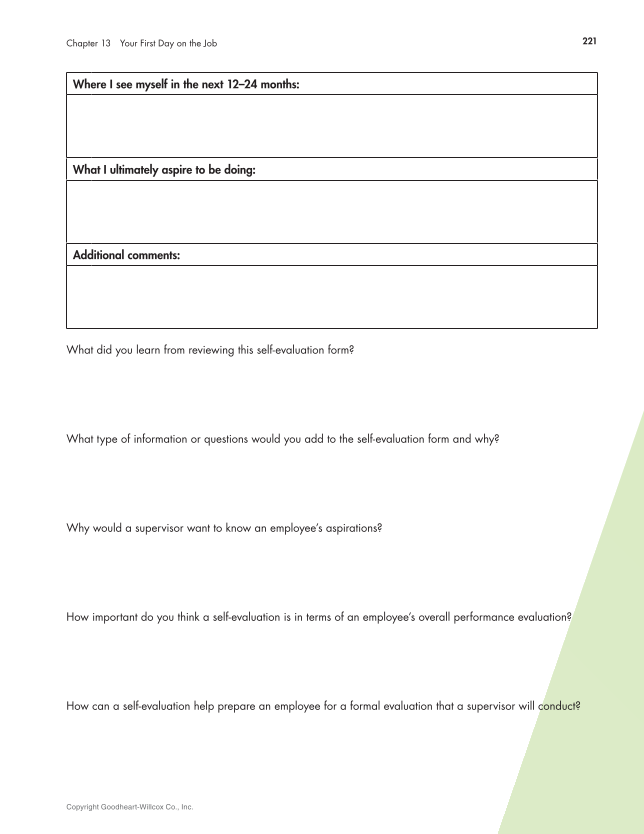 Connect to Your Career 3e page 221