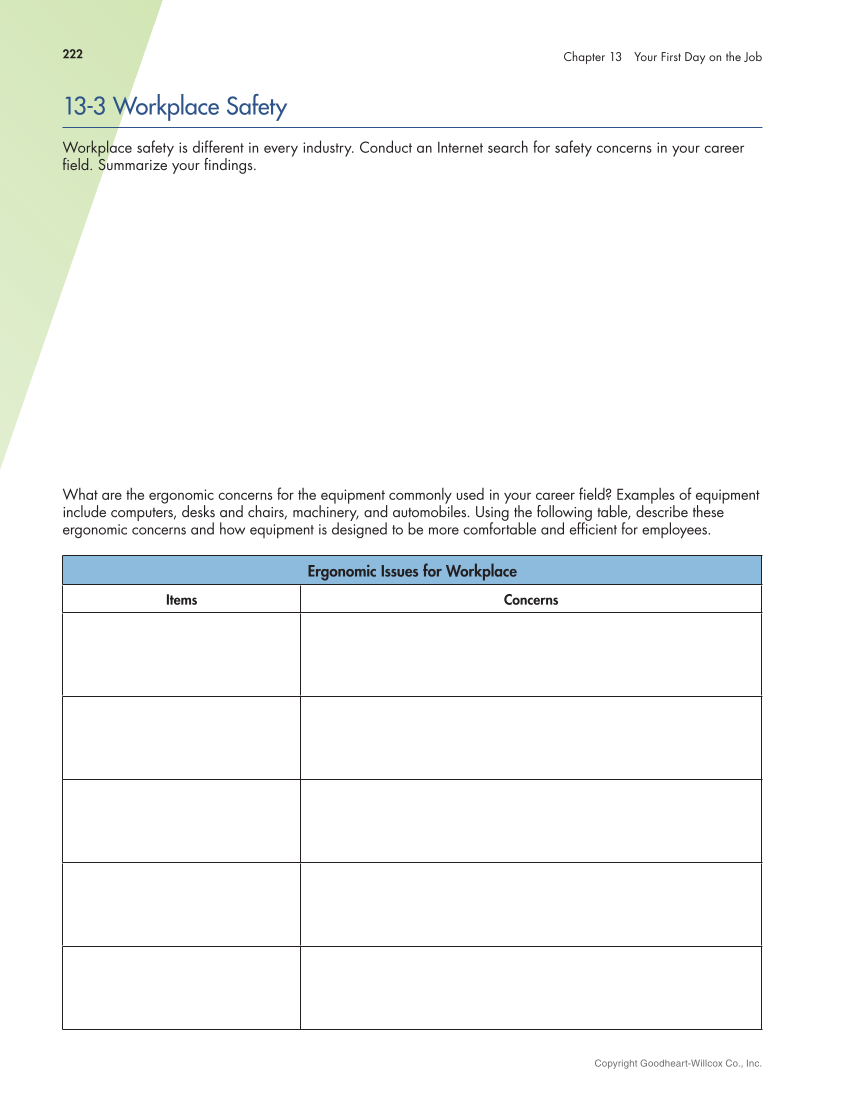 Connect to Your Career 3e page 222