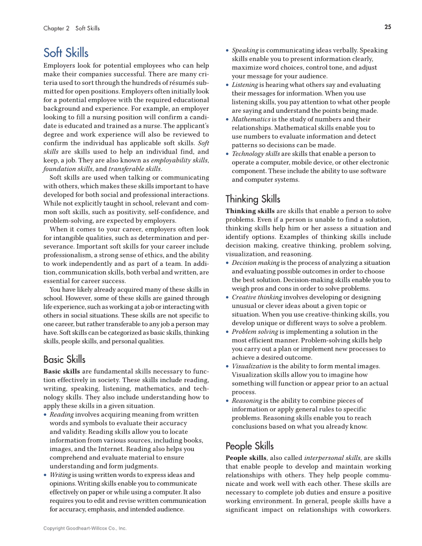 Connect to Your Career 3e page 25