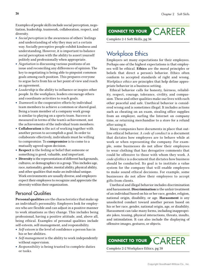 Connect to Your Career 3e page 26