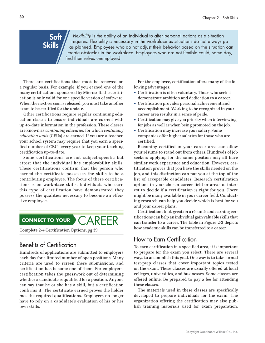 Connect to Your Career 3e page 30