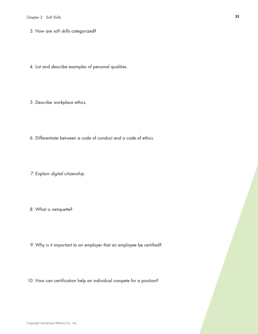 Connect to Your Career 3e page 33