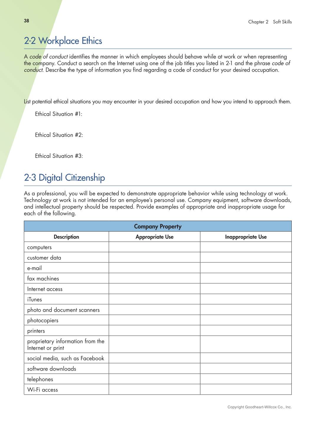 Connect to Your Career 3e page 38