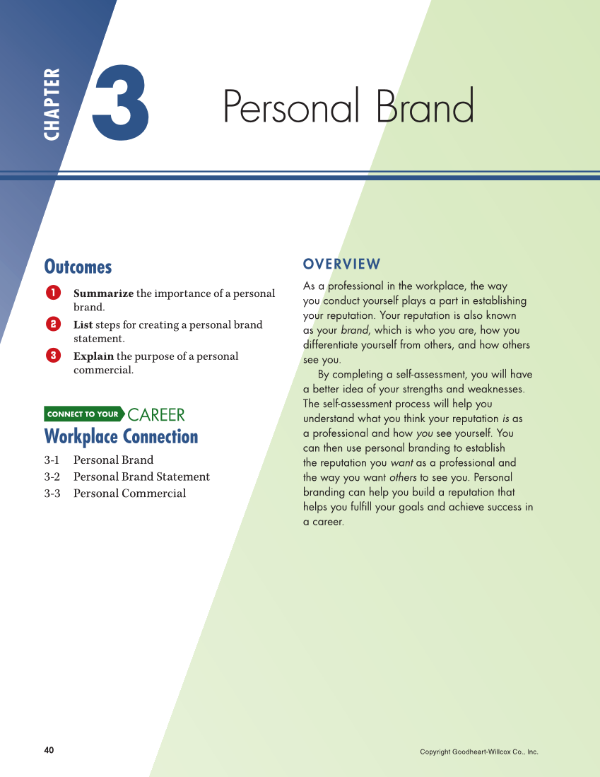 Connect to Your Career 3e page 40