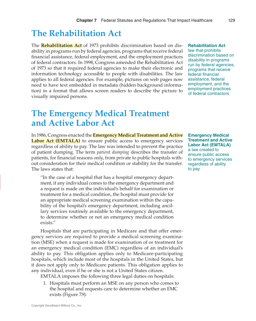 Medical Law & Professional Ethics 2e page 129