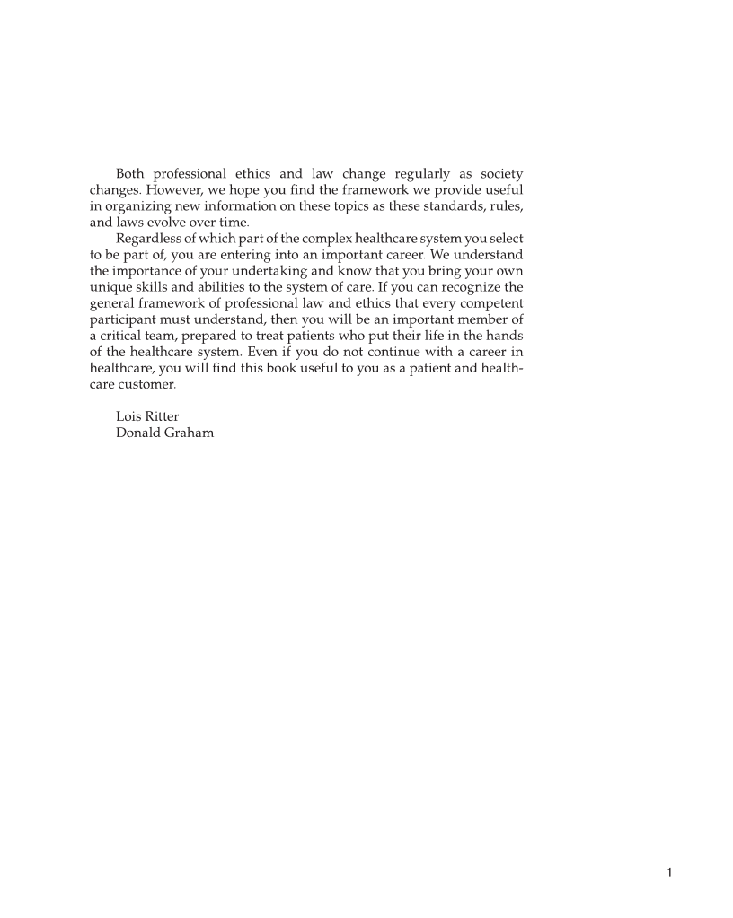 Medical Law & Professional Ethics 2e page 1