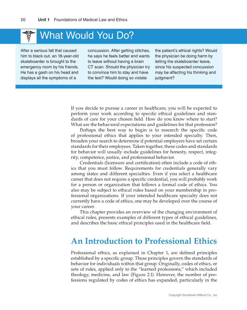 Medical Law & Professional Ethics 2e page 20