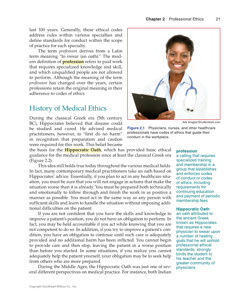 Medical Law & Professional Ethics 2e page 21