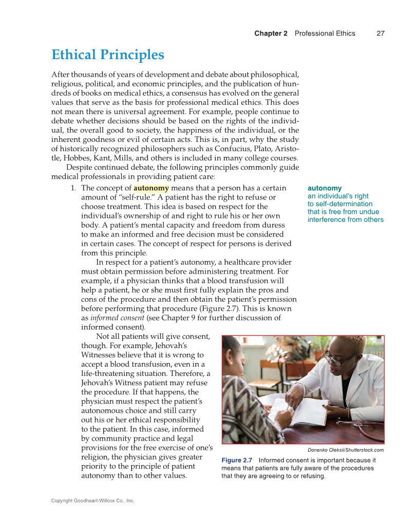 Medical Law & Professional Ethics 2e page 27