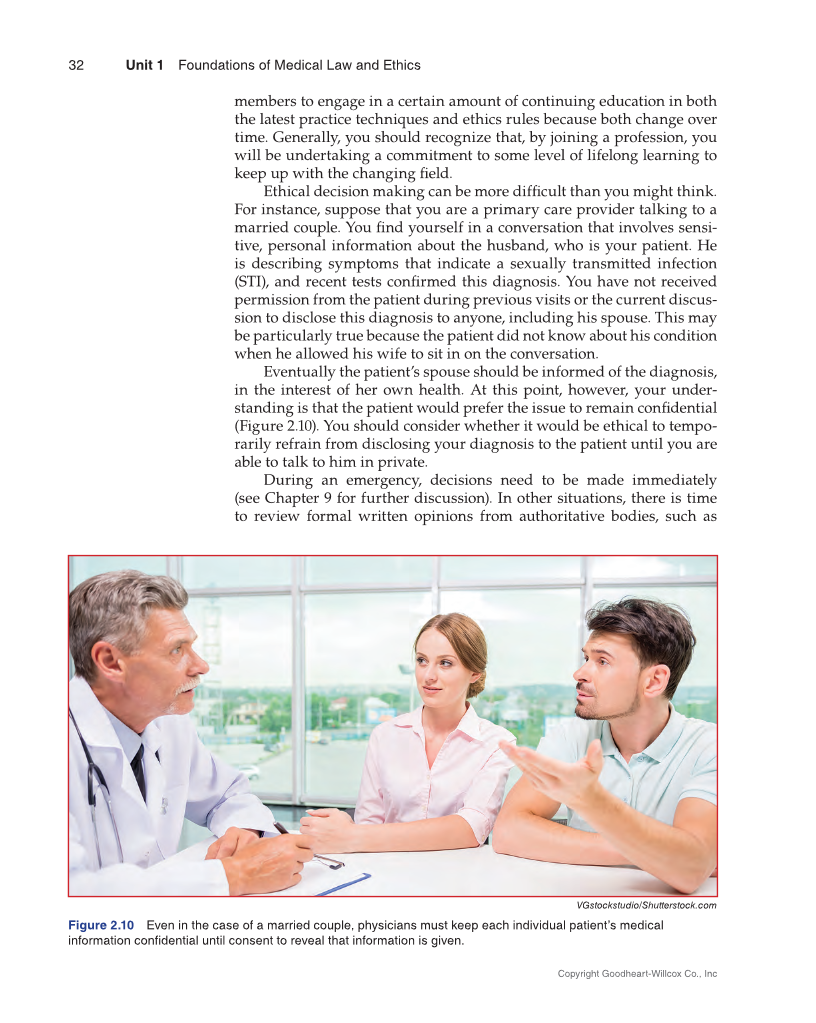 Medical Law & Professional Ethics 2e page 32