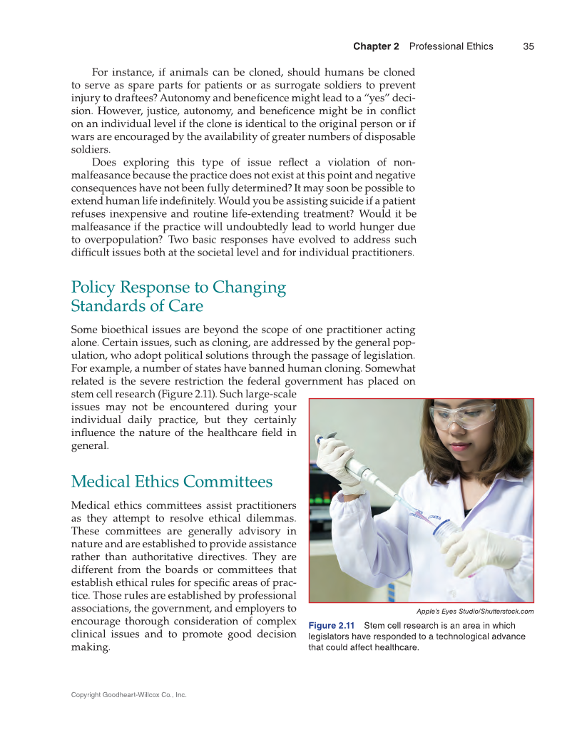 Medical Law & Professional Ethics 2e page 35