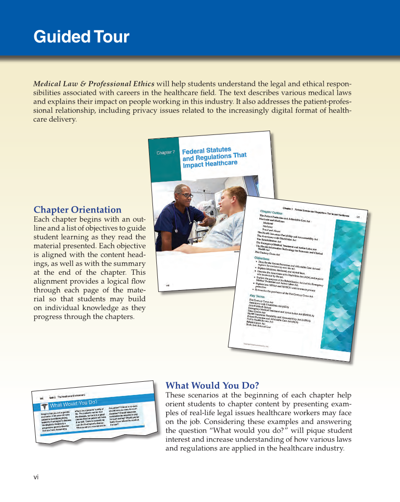Medical Law & Professional Ethics 2e page vi
