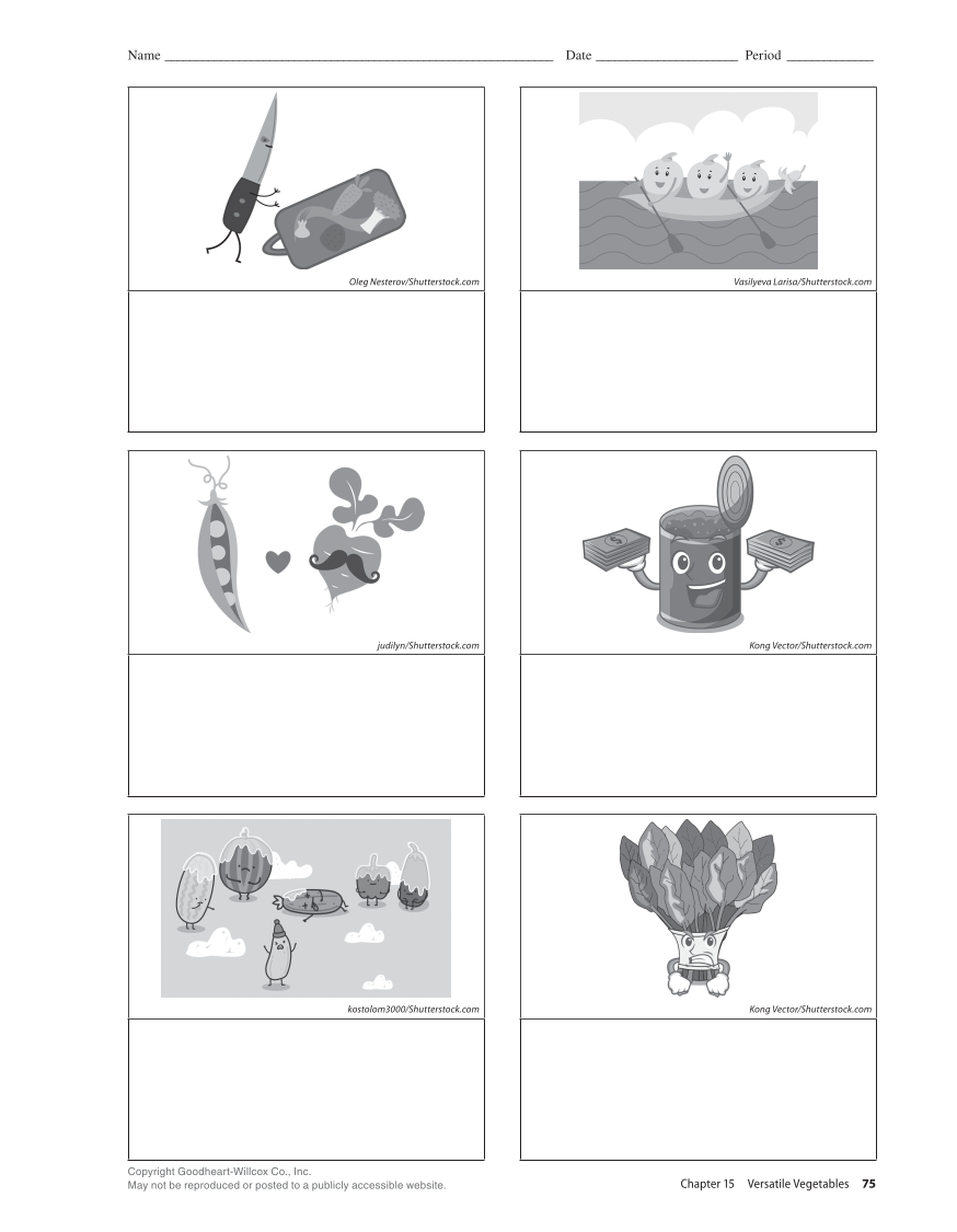 Adventures in Food and Nutrition 6e, Workbook page 75
