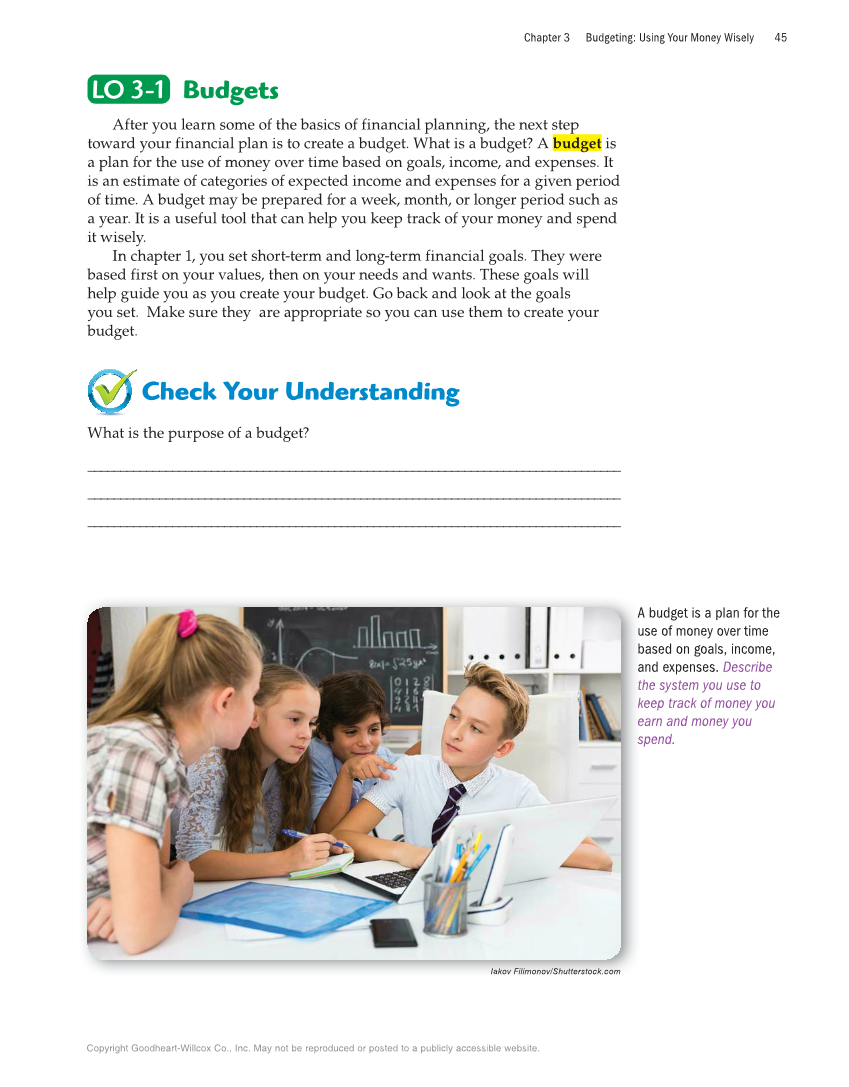 Exploring Financial Literacy, 2nd Edition page 45