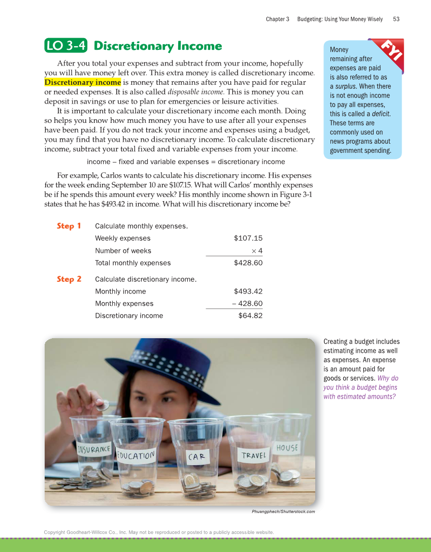 Exploring Financial Literacy, 2nd Edition page 53
