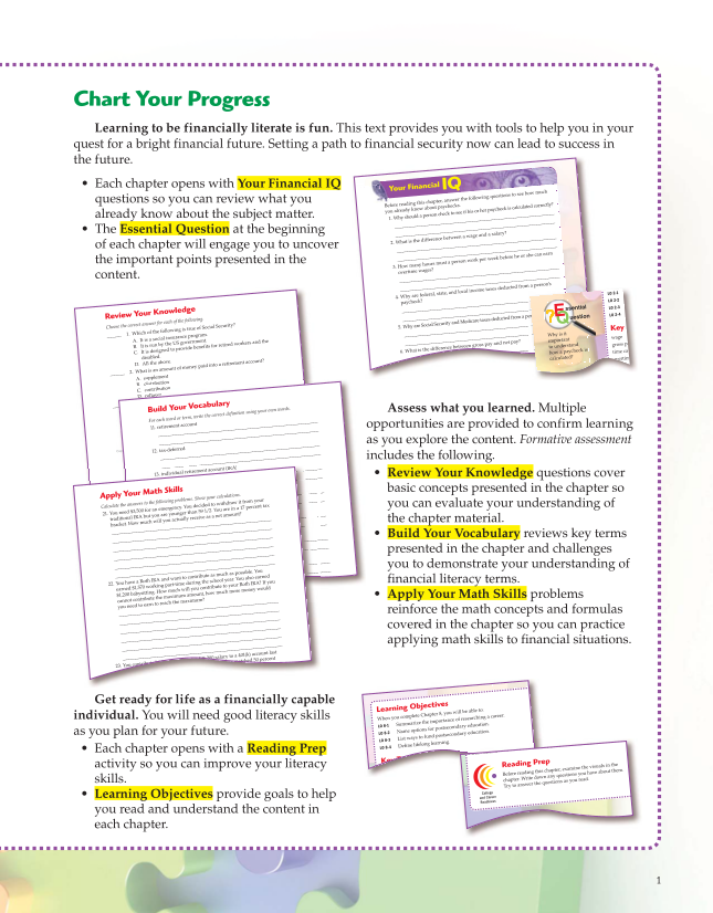 Exploring Financial Literacy, 2nd Edition page 1