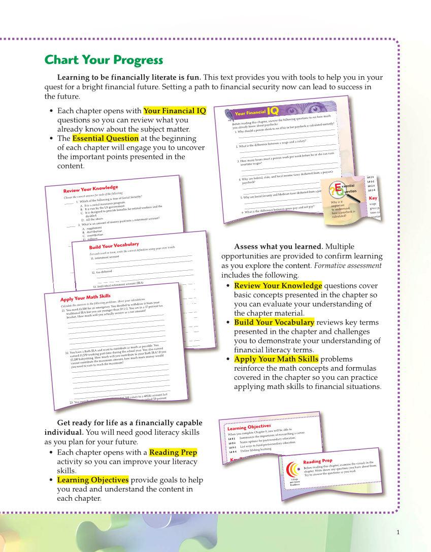 Exploring Financial Literacy, 2nd Edition page 1
