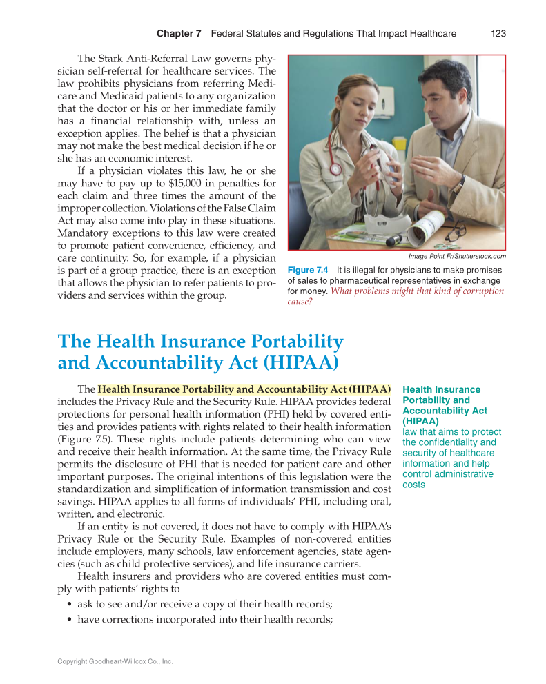 Medical Law & Professional Ethics, 1st Edition page 123