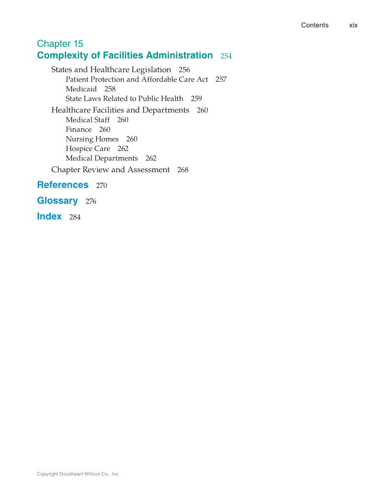 Medical Law & Professional Ethics, 1st Edition page xix