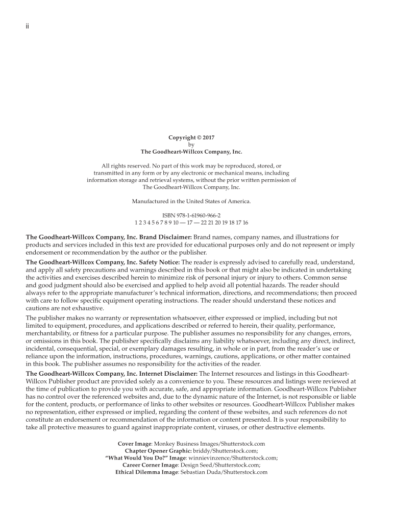 Medical Law & Professional Ethics, 1st Edition page ii