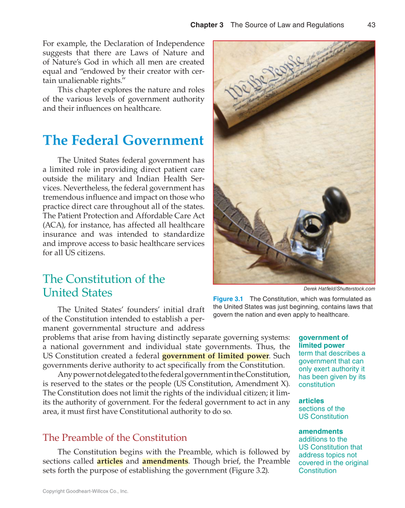 Medical Law & Professional Ethics, 1st Edition page 43