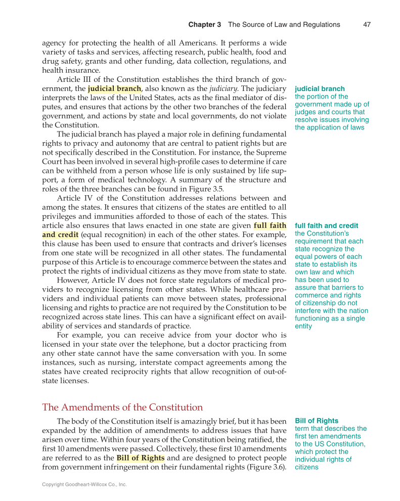 Medical Law & Professional Ethics, 1st Edition page 47