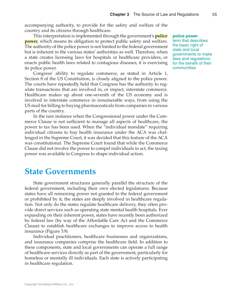 Medical Law & Professional Ethics, 1st Edition page 55