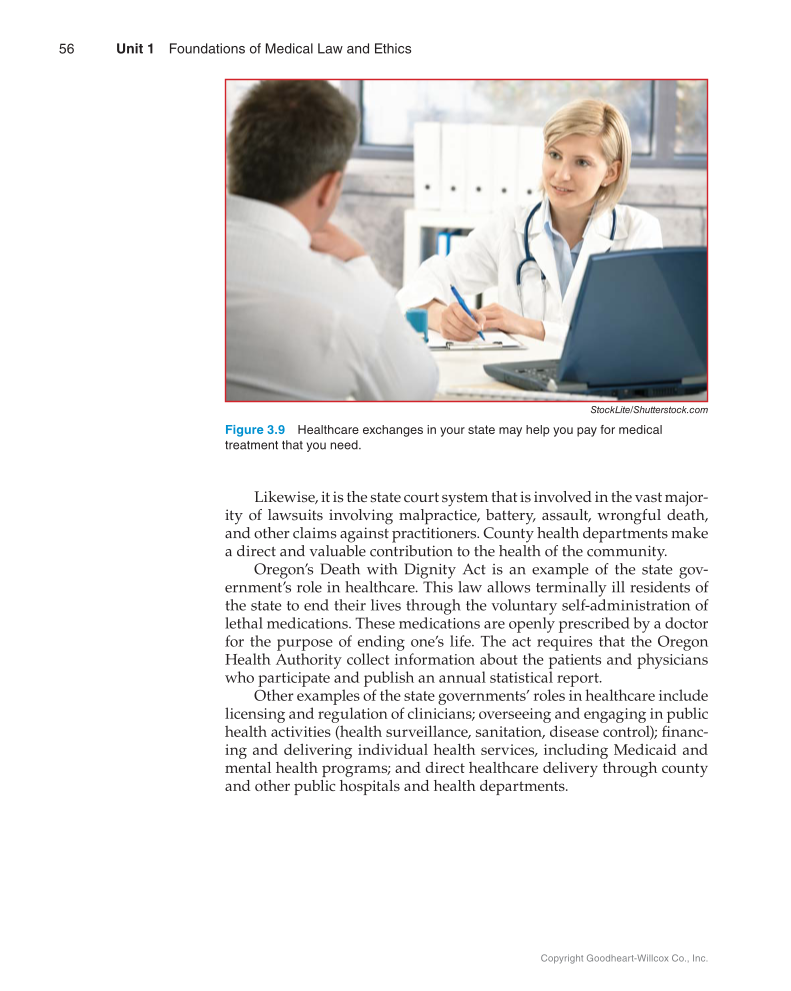 Medical Law & Professional Ethics, 1st Edition page 56