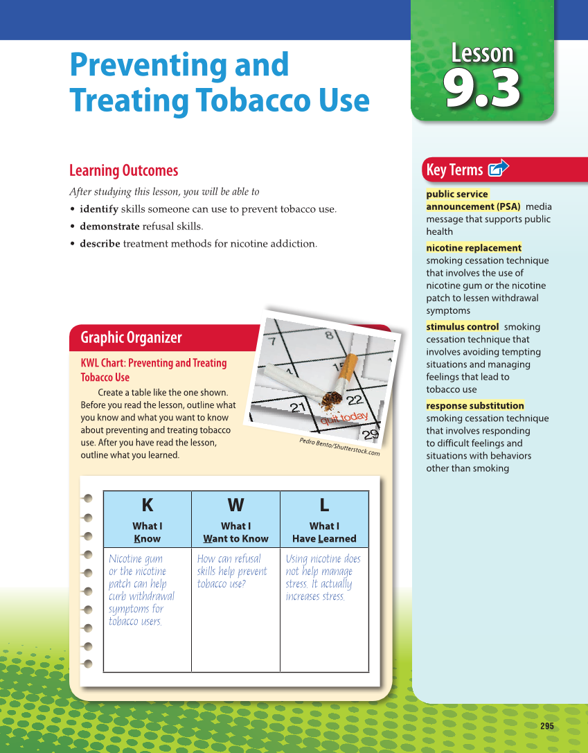 Essential Health Skills for Middle School 2e page 295