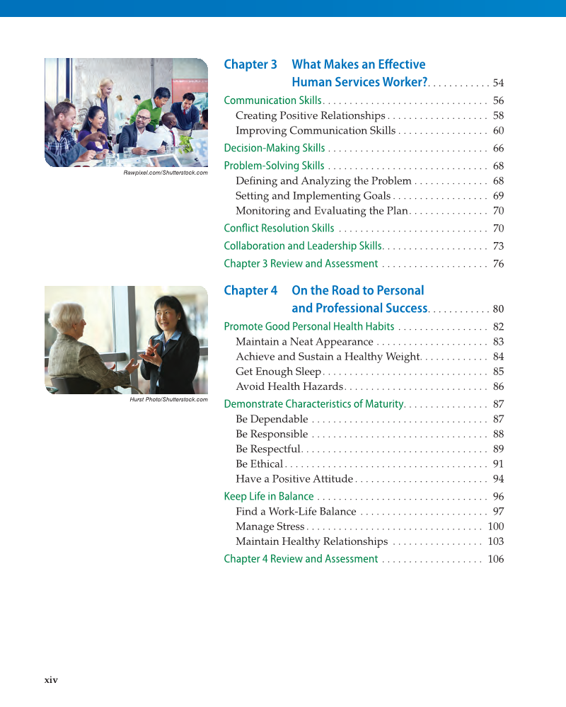 Principles of Human Services 2e, Textbook page xiv
