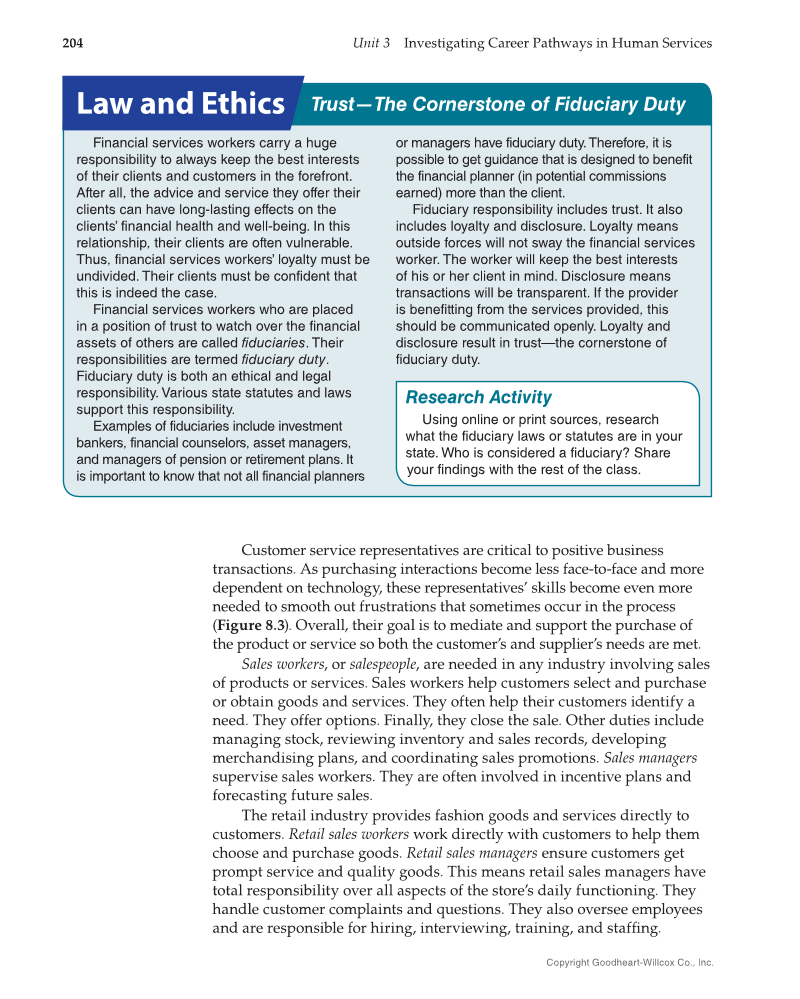 Principles of Human Services 2e, Textbook page 204