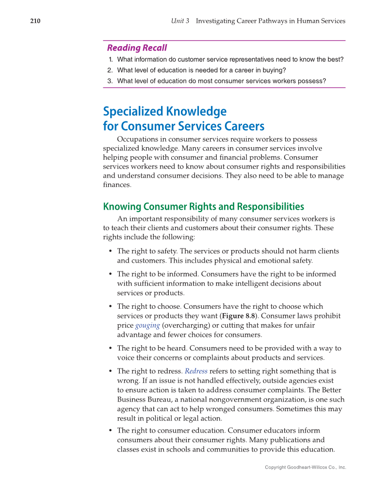 Principles of Human Services 2e, Textbook page 210