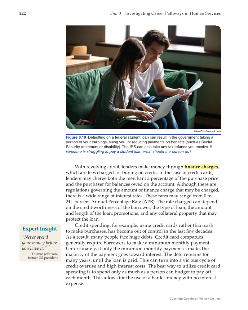 Principles of Human Services 2e, Textbook page 222