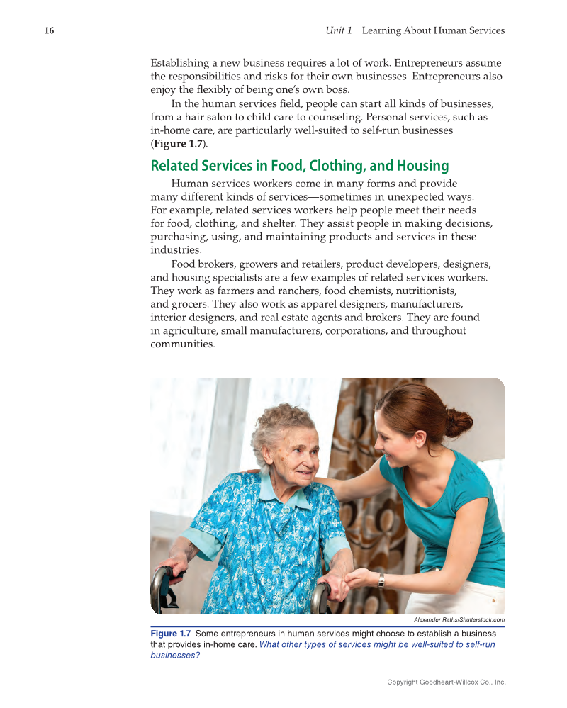 Principles of Human Services 2e, Textbook page 16