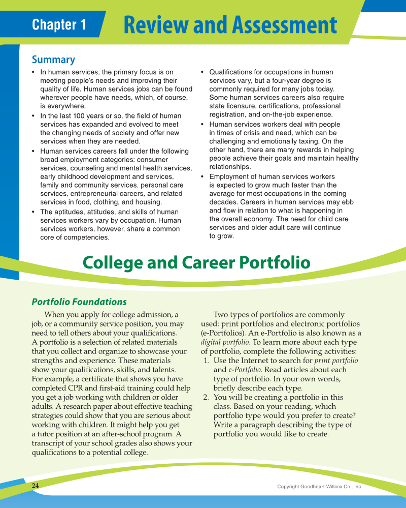 Principles of Human Services 2e, Textbook page 24