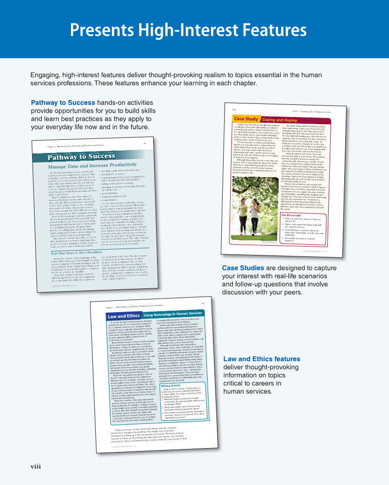 Principles of Human Services 2e, Textbook page viii