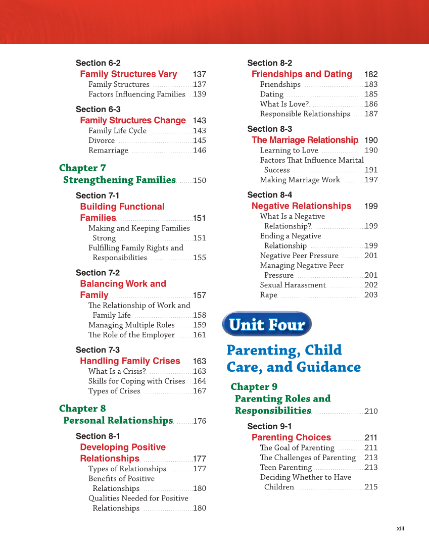 Succeeding in Life and Career: Foundations of Human Studies 12e, Textbook page xiii