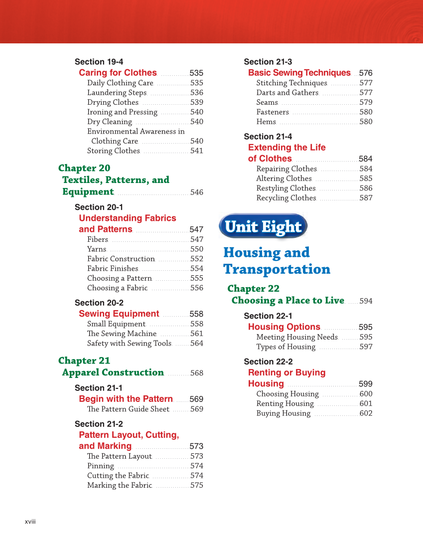 Succeeding in Life and Career: Foundations of Human Studies 12e, Textbook page xviii