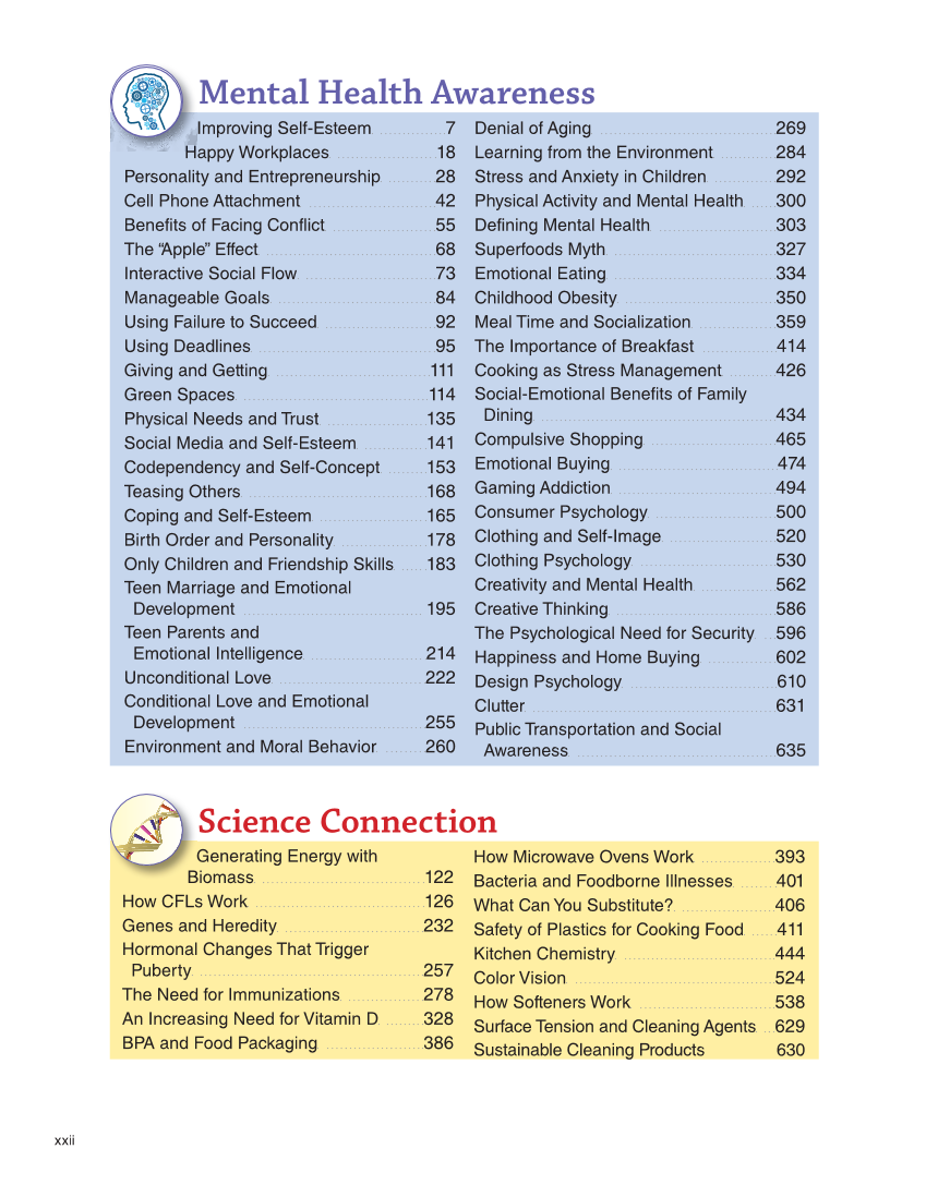 Succeeding in Life and Career: Foundations of Human Studies 12e, Textbook page xxii
