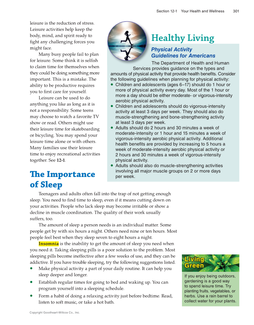 Succeeding in Life and Career: Foundations of Human Studies 12e, Textbook page 301