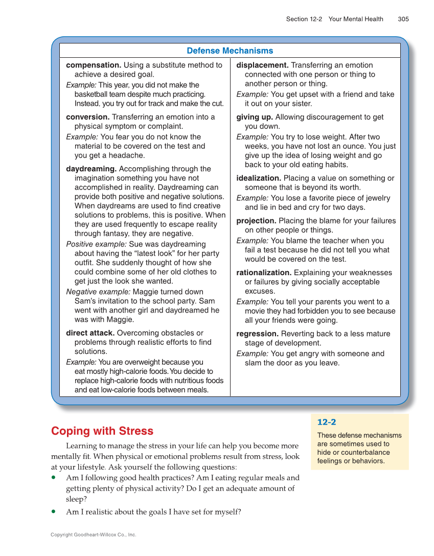 Succeeding in Life and Career: Foundations of Human Studies 12e, Textbook page 305