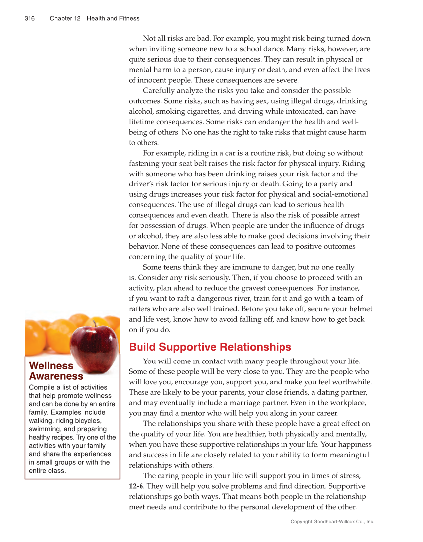 Succeeding in Life and Career: Foundations of Human Studies 12e, Textbook page 316