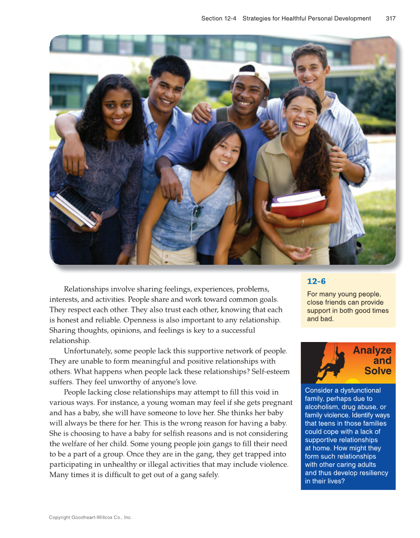Succeeding in Life and Career: Foundations of Human Studies 12e, Textbook page 317