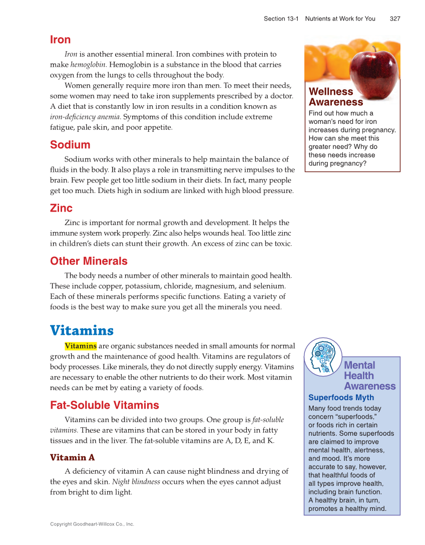 Succeeding in Life and Career: Foundations of Human Studies 12e, Textbook page 327